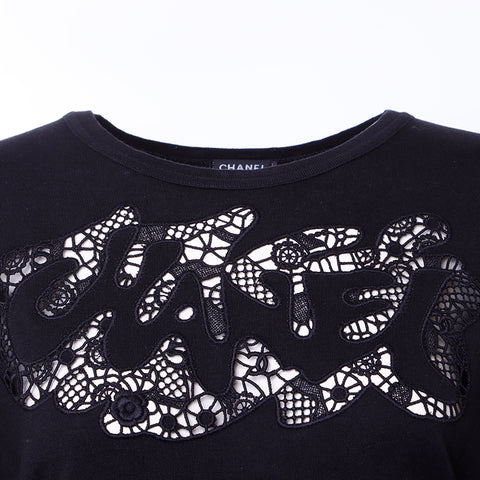 シャネル CHANEL ココマーク 半袖Ｔシャツ コットン ブラック WS6099