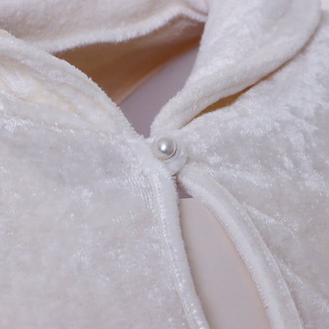 Chanel Camellia Parka Rayon White WS6107