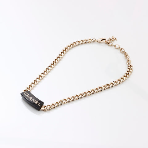 シャネル CHANEL ロゴ ネックレス ゴールド WS6135