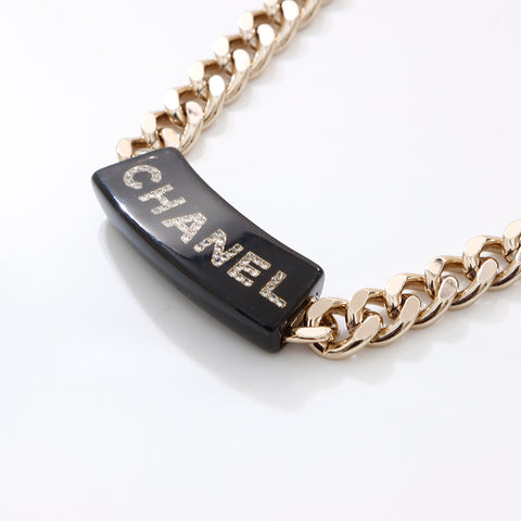 シャネル CHANEL ロゴ ネックレス ゴールド WS6135