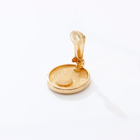 Boucles d'oreilles de logo chrétien Dior Gold WS6138