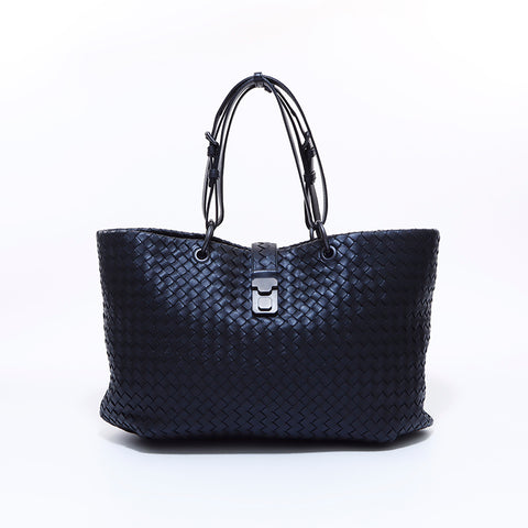 ボッテガヴェネタ BOTTEGAVENETA イントレチャート トートバッグ ブラック WS6152