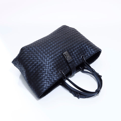 ボッテガヴェネタ BOTTEGAVENETA イントレチャート トートバッグ ブラック WS6152