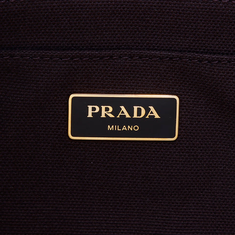 プラダ PRADA ２way トートバッグ ホワイト ブラック WS6166