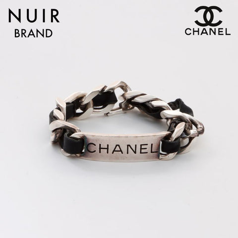 シャネル CHANEL プレート ブレスレット シルバー WS6178