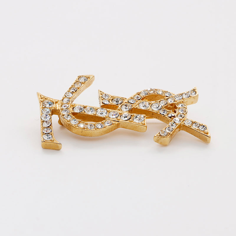 美品　Yves Saint Laurent ゴールドブローチ 極美品】YVES SAINT LAURENT ブローチ ゴールド｜Yahoo!フリマ