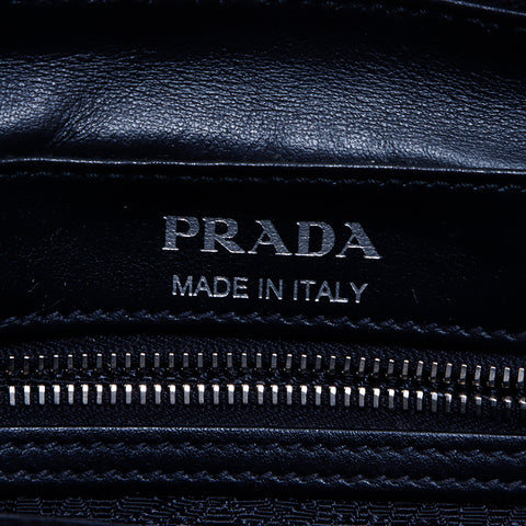 プラダ PRADA バナナプリント　カメラバッグ ショルダーバッグ ブラック WS6200