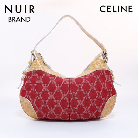CELINE Triomphe Shoulder Bag Red WS6203