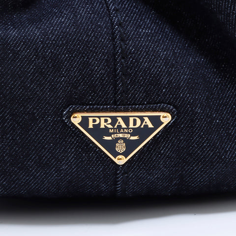 プラダ PRADA デニム トートバッグ ブラック WS6211