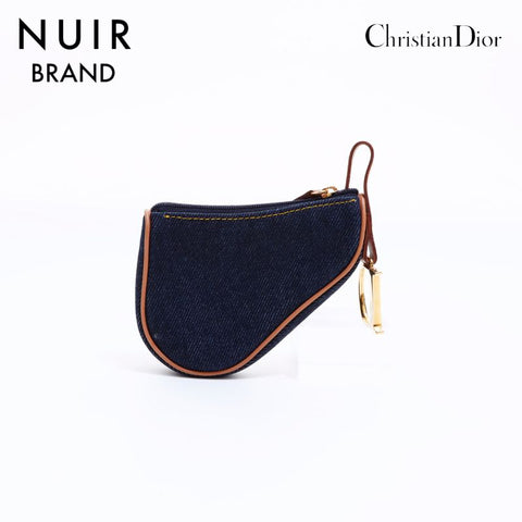 クリスチャンディオール Christian Dior デニム コインケース ネイビー WS6220