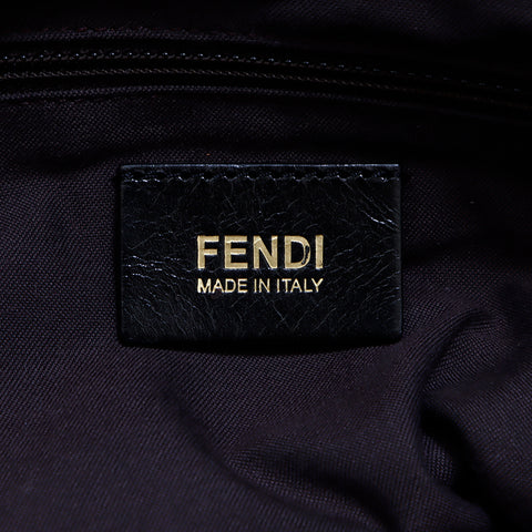 フェンディ FENDI ズッカキャンバス ハンドバッグ ブラック WS6221