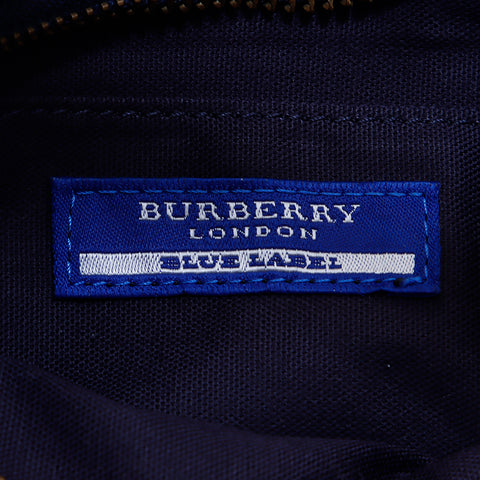 バーバリー BURBERRY ブルーレーベル デニム ポーチ ブルー WS6223