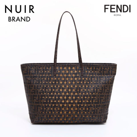 Fendi Zucca Star Punking手提袋棕色WS6229