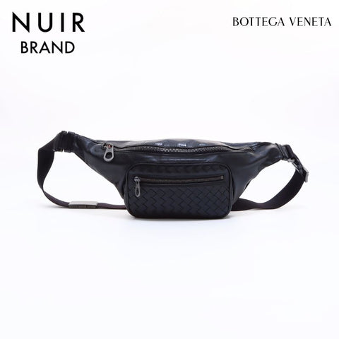 Bottegaveneta Intrecciato Waist Bag Black WS6233