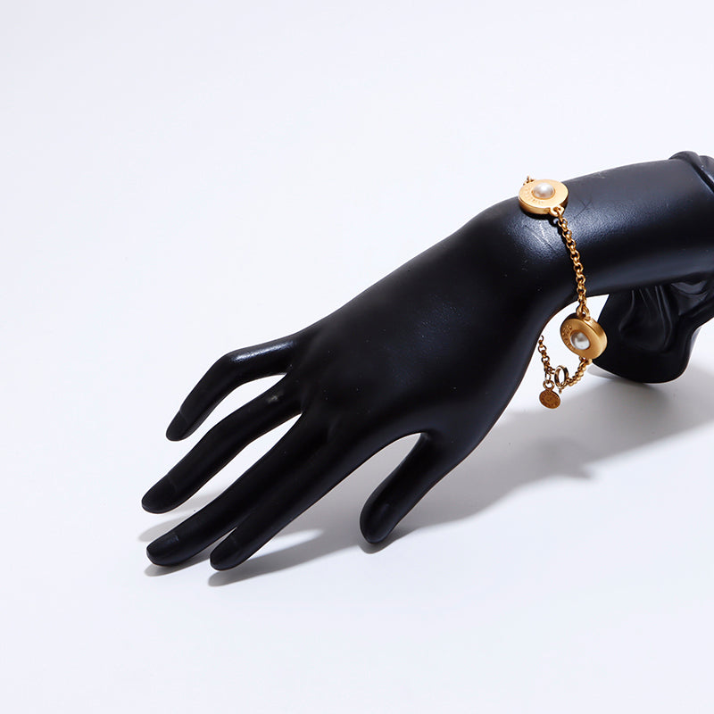セリーヌ CELINE パール ブレスレット ゴールド WS6262 – NUIR