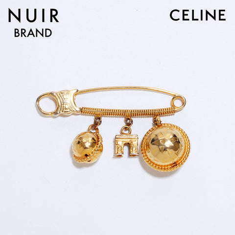 セリーヌ CELINE ピン ブローチ ゴールド WS6263 – NUIR VINTAGE