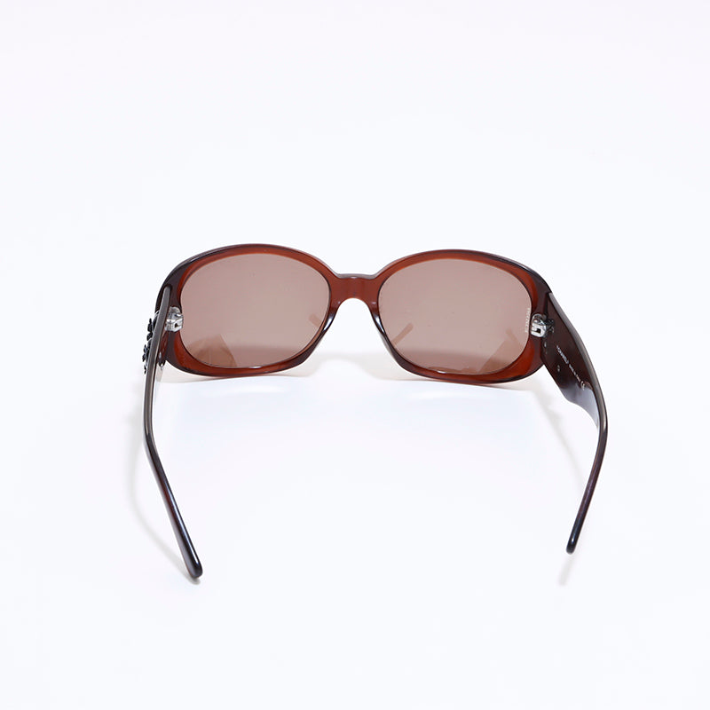 シャネル CHANEL カメリア サングラス ブラウン WS6267 – NUIR VINTAGE