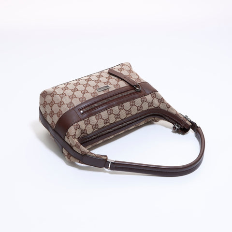 グッチ GUCCI GGキャンバス ハンドバッグ ブラウン WS6278