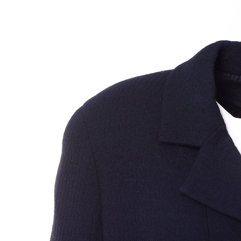 Chanel coco bouton veste laine noire ws6293