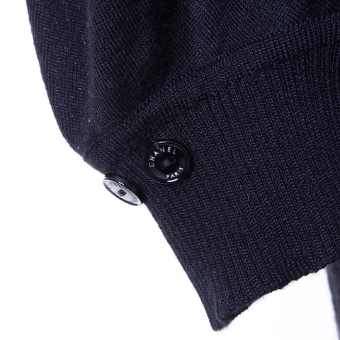 Chanel Cut and Sew Cashmere Black WS6301