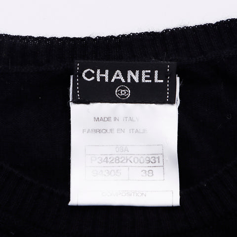 Chanel Cut and Sew Cashmere Black WS6301