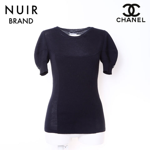 Chanel Cut and Sew Cashmere Black WS6301