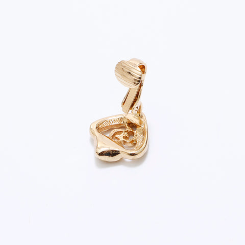 Boucles d'oreilles de logo chrétien Dior Gold WS6329