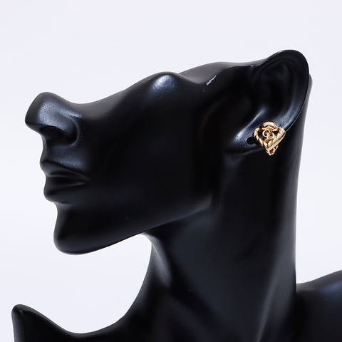 Boucles d'oreilles de logo chrétien Dior Gold WS6329