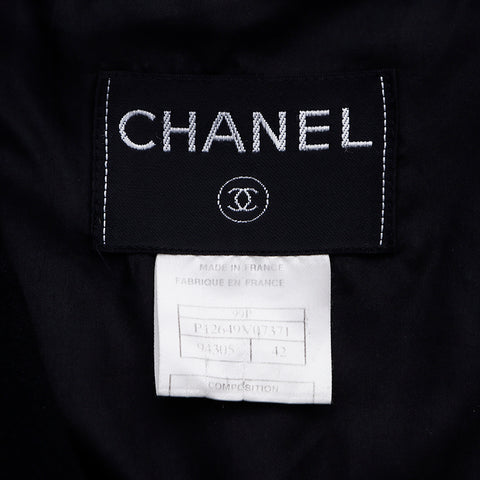 シャネル CHANEL ココボタン ジャケット ウール ブラック WS6346