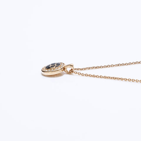 クリスチャンディオール Christian Dior ロゴ ネックレス ゴールド WS6369
