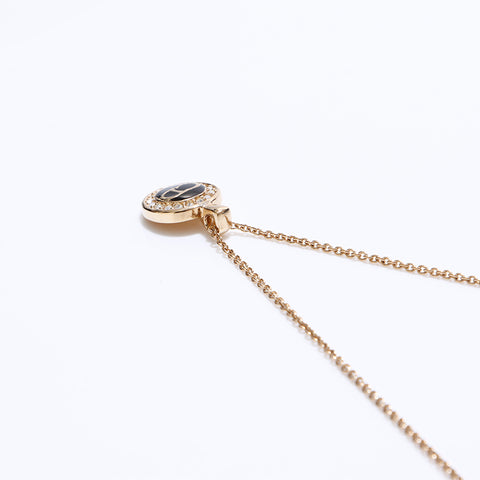 Collier logo Christian Dior or WS6369