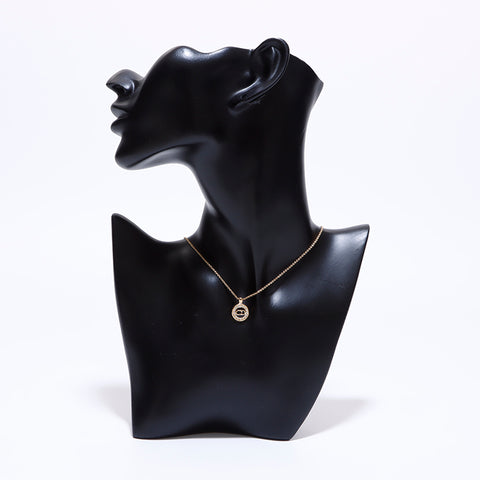 クリスチャンディオール Christian Dior ロゴ ネックレス ゴールド WS6369