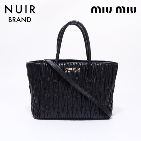 Miu Miu 2way handbag black WS6378
