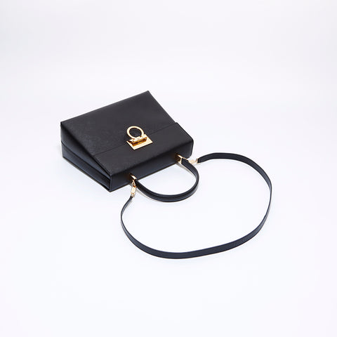 Salvatore Ferragamo 2way Gancini Handbag Black WS6379