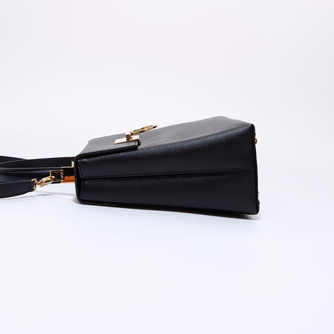 Salvatore Ferragamo 2way Gancini Handbag Black WS6379