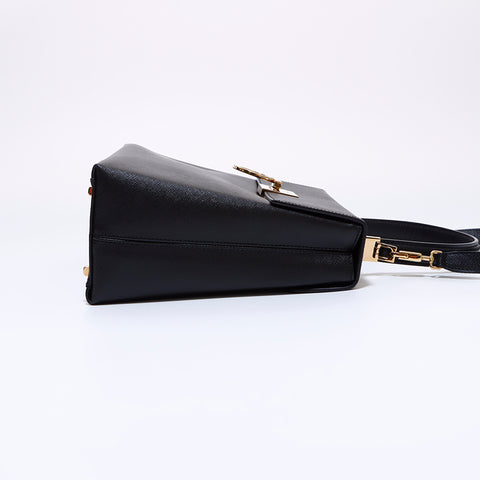 Salvatore Ferragamo 2way Gancini Handbag Black WS6379