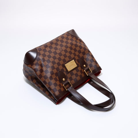 ルイ・ヴィトン LOUIS VUITTON ハムステッドPM ダミエ ハンドバッグ PVC ブラウン WS6385