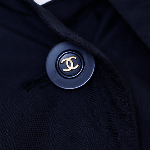 香奈儿可可纽扣外套podlester黑色WS6403