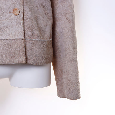 Taille de Chanel: 38 veste de veste beige ws6431