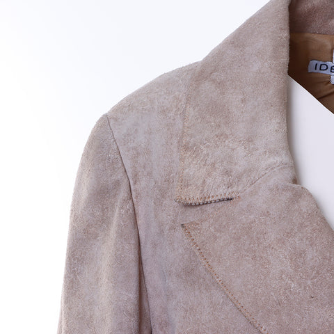 Taille de Chanel: 38 veste de veste beige ws6431