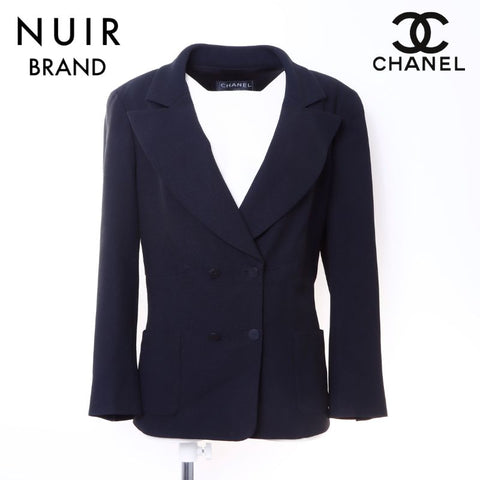 Chanel CHANEL Size:42 Taylord Jacket Black WS6438