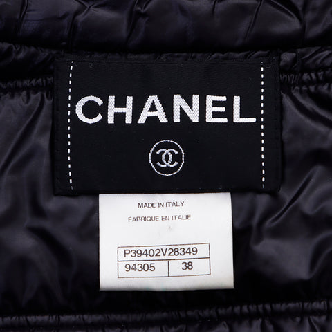 シャネル CHANEL Size:38 中綿 ココマーク ジャケット ブラック WS6439