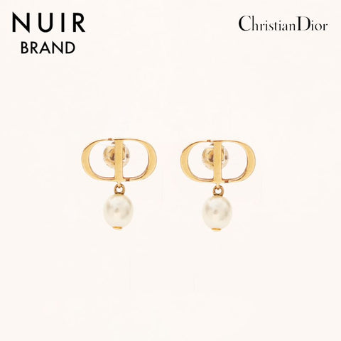 クリスチャンディオール Christian Dior CDロゴパール ピアス ゴールド WS6447 – NUIR VINTAGE