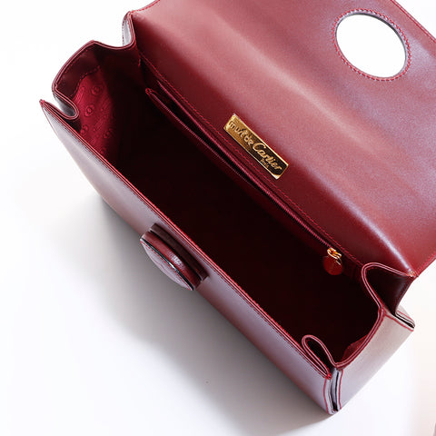 カルティエ CARTIER ハンドバッグ レッド WS6449