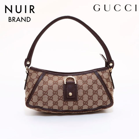 Gucci GG Canvas Handbag Brown WS6464