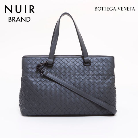 BOTTEGAVENETA Intrecciato 2-way handbag, gray, WS6468