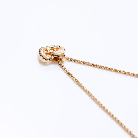 Boucles d'oreilles en forme de cœur chrétien Dior Ensemble de 2 collier d'or WS6478