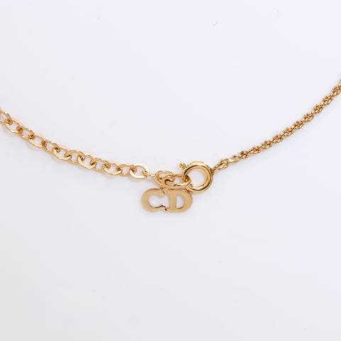 Boucles d'oreilles en forme de cœur chrétien Dior Ensemble de 2 collier d'or WS6478