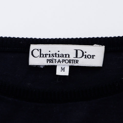 クリスチャンディオール Christian Dior フラワー  ブラック WS6497