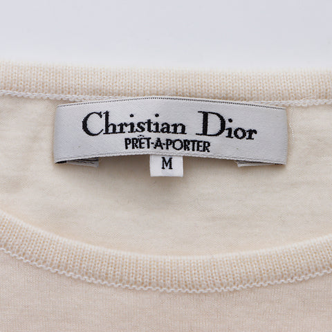 クリスチャンディオール Christian Dior ラインストーン  ベージュ WS6498